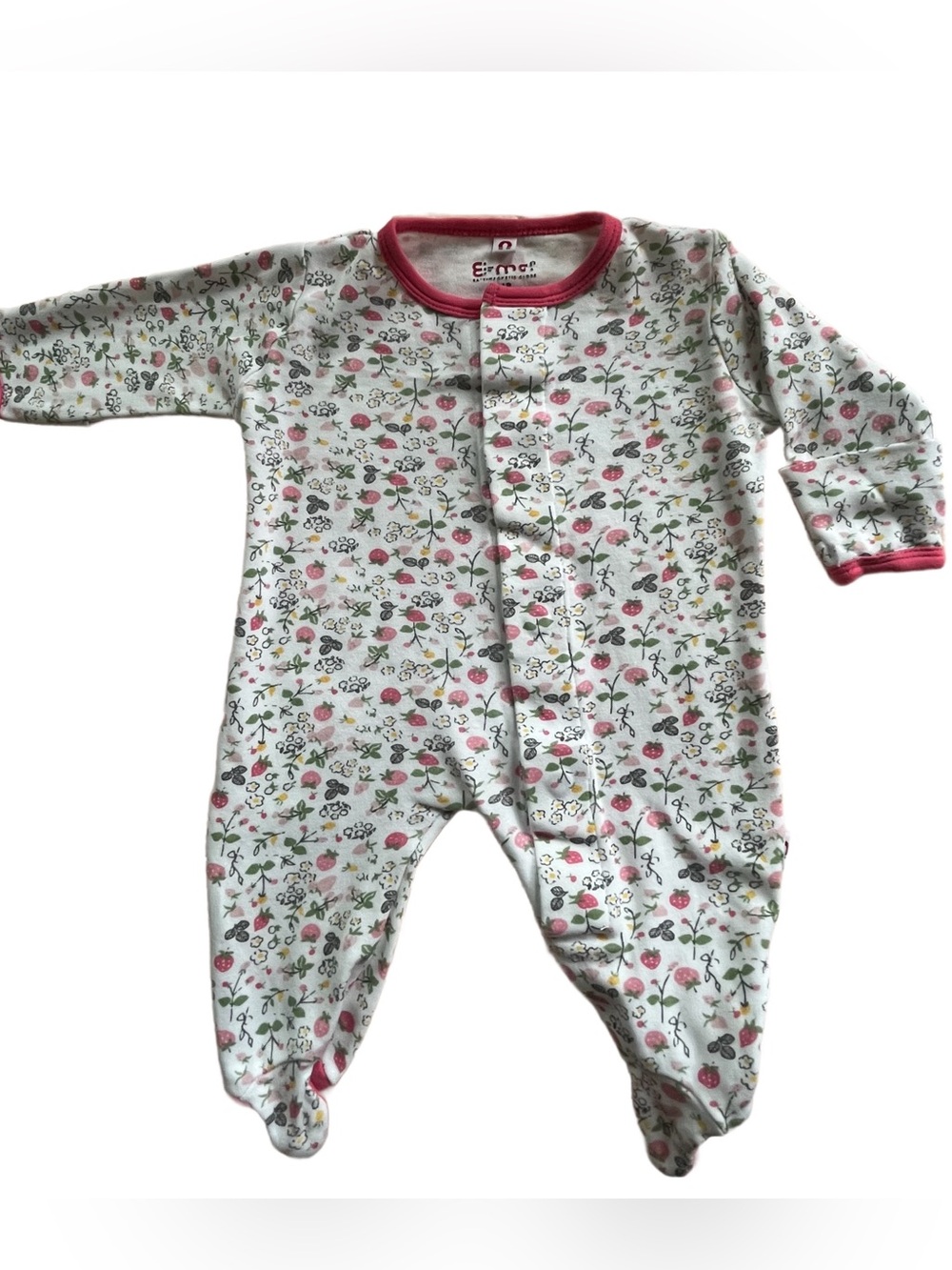 E=MC2 Easy Magnetic Closure, Footie One-Piece, NB
